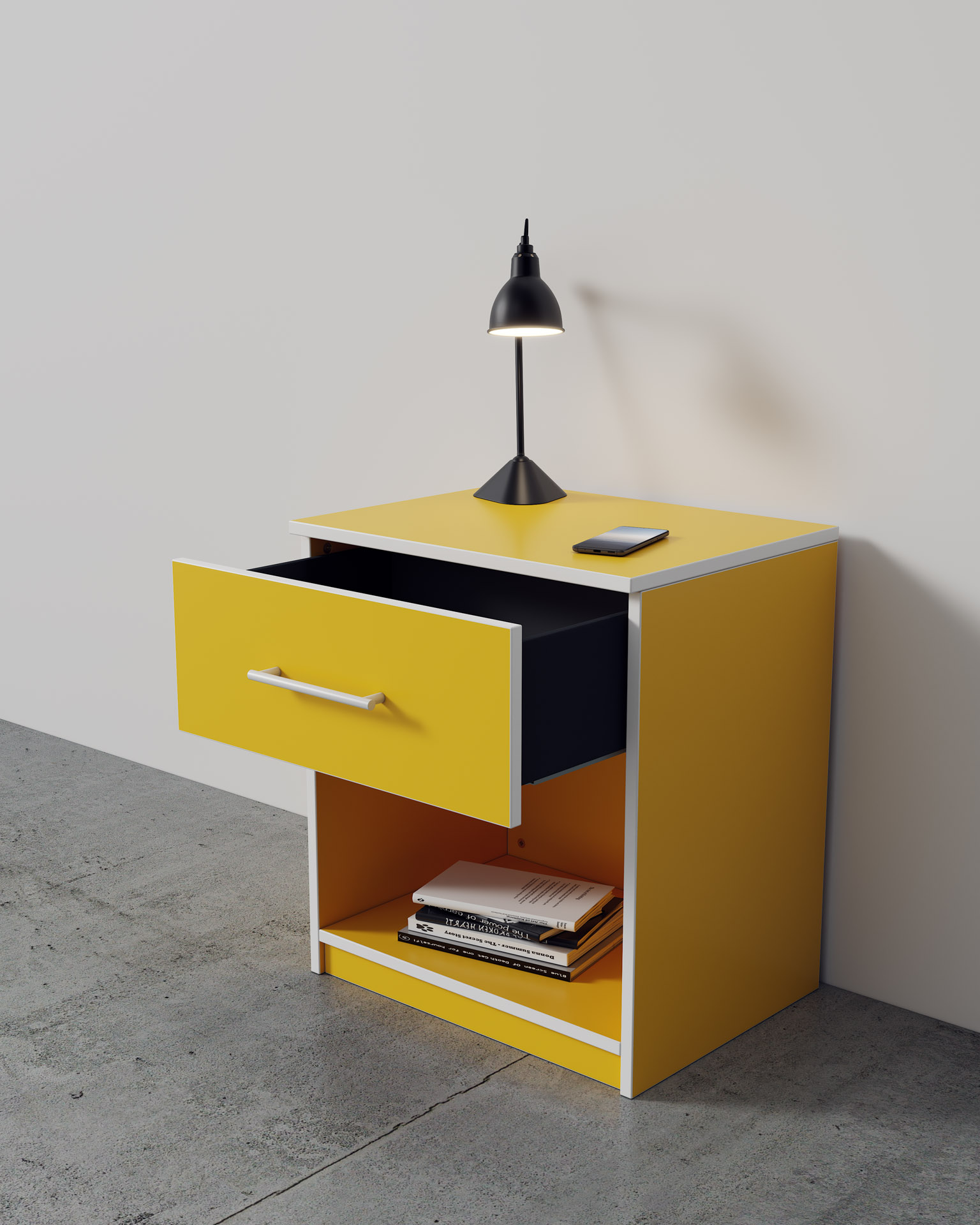 Deliver — Bedside Table render