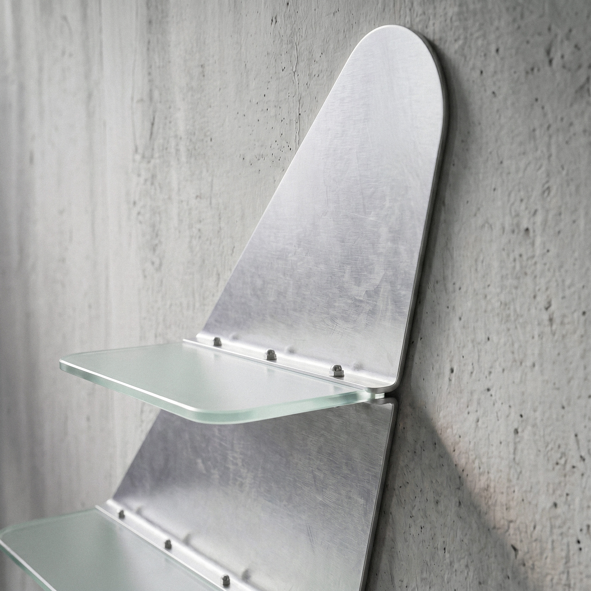 Upper Section Shelf and Arch Detail