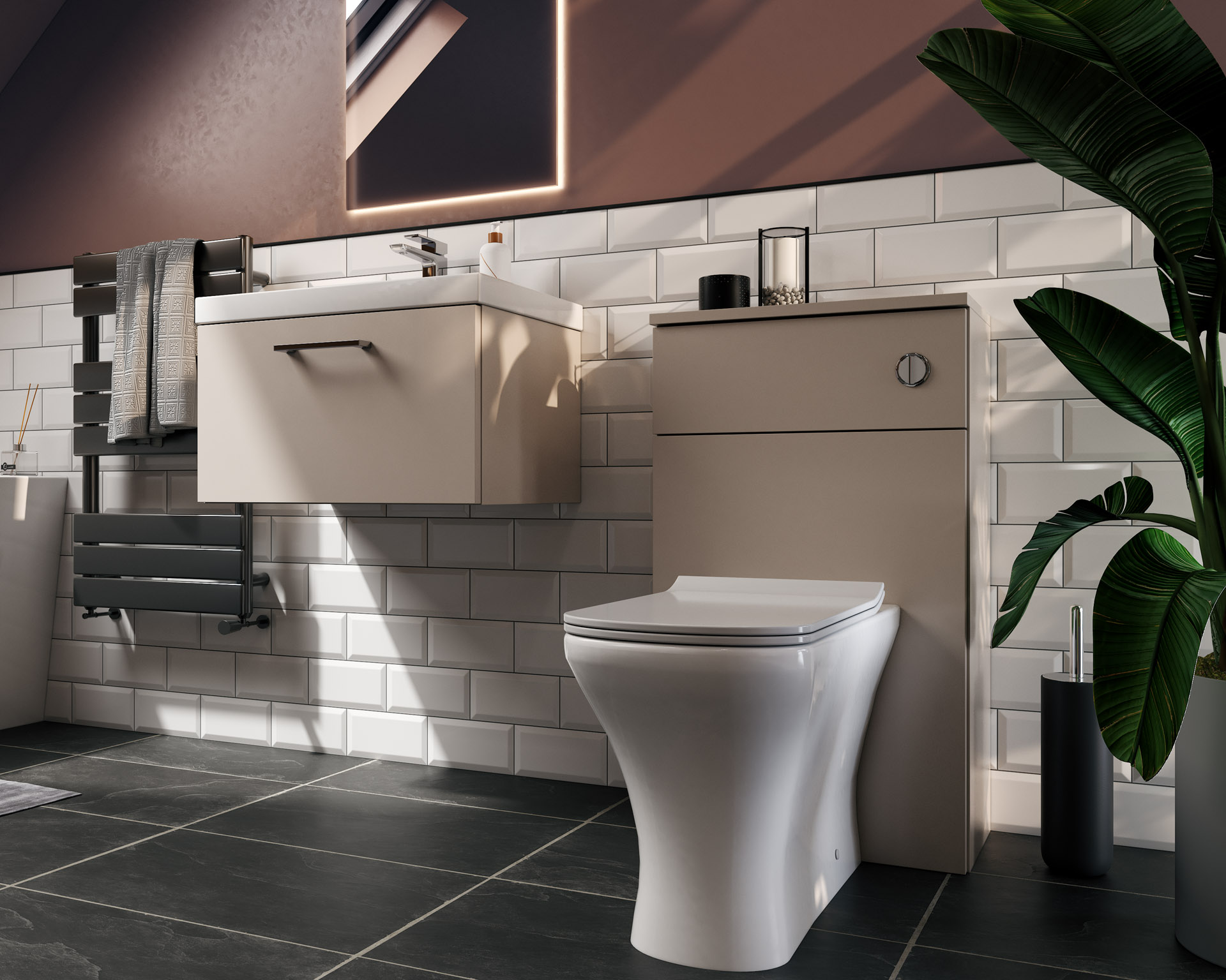 Toilet and WHB Unit, Alternative Angle