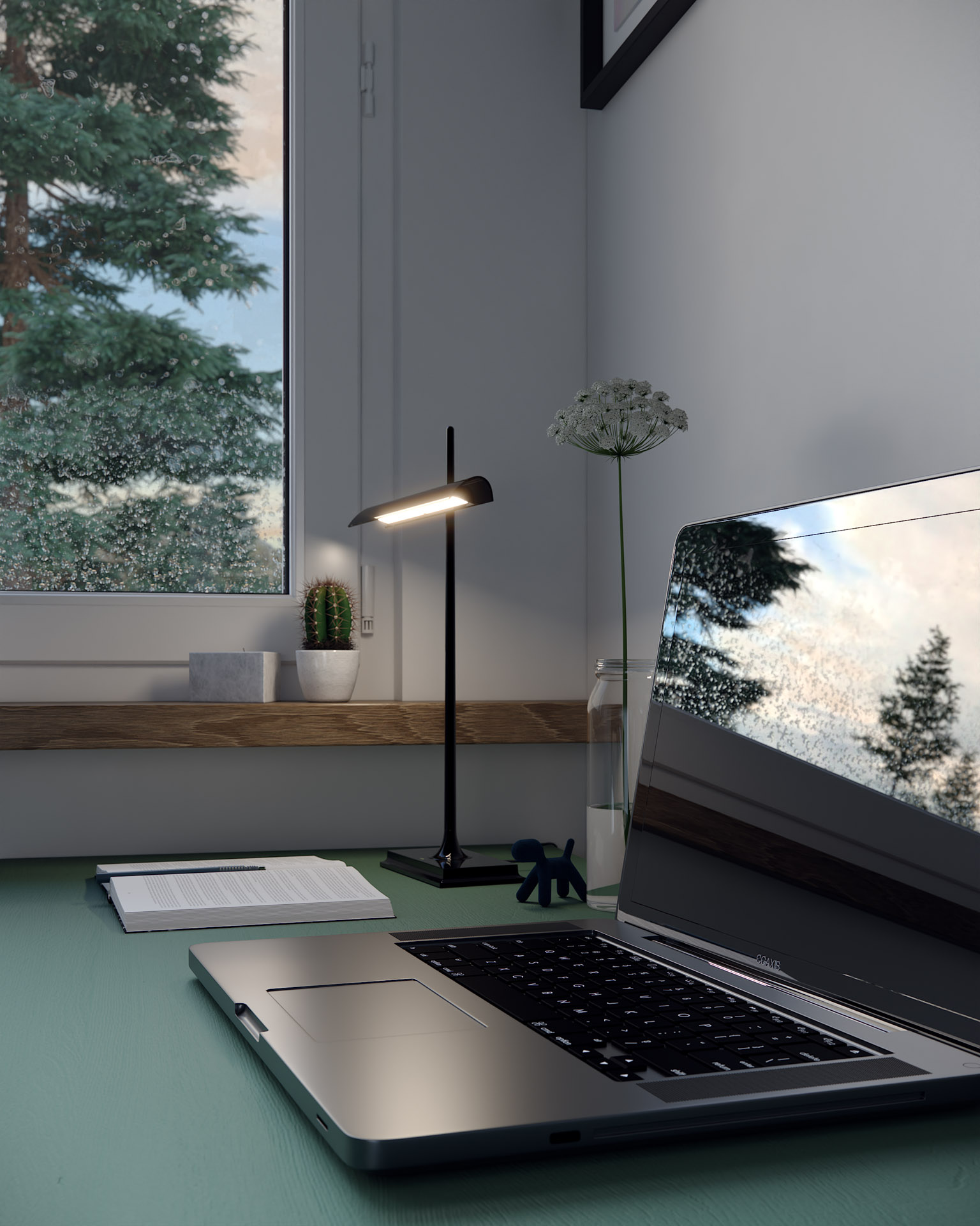 Desk Unit, Surface Detail, Close-Up