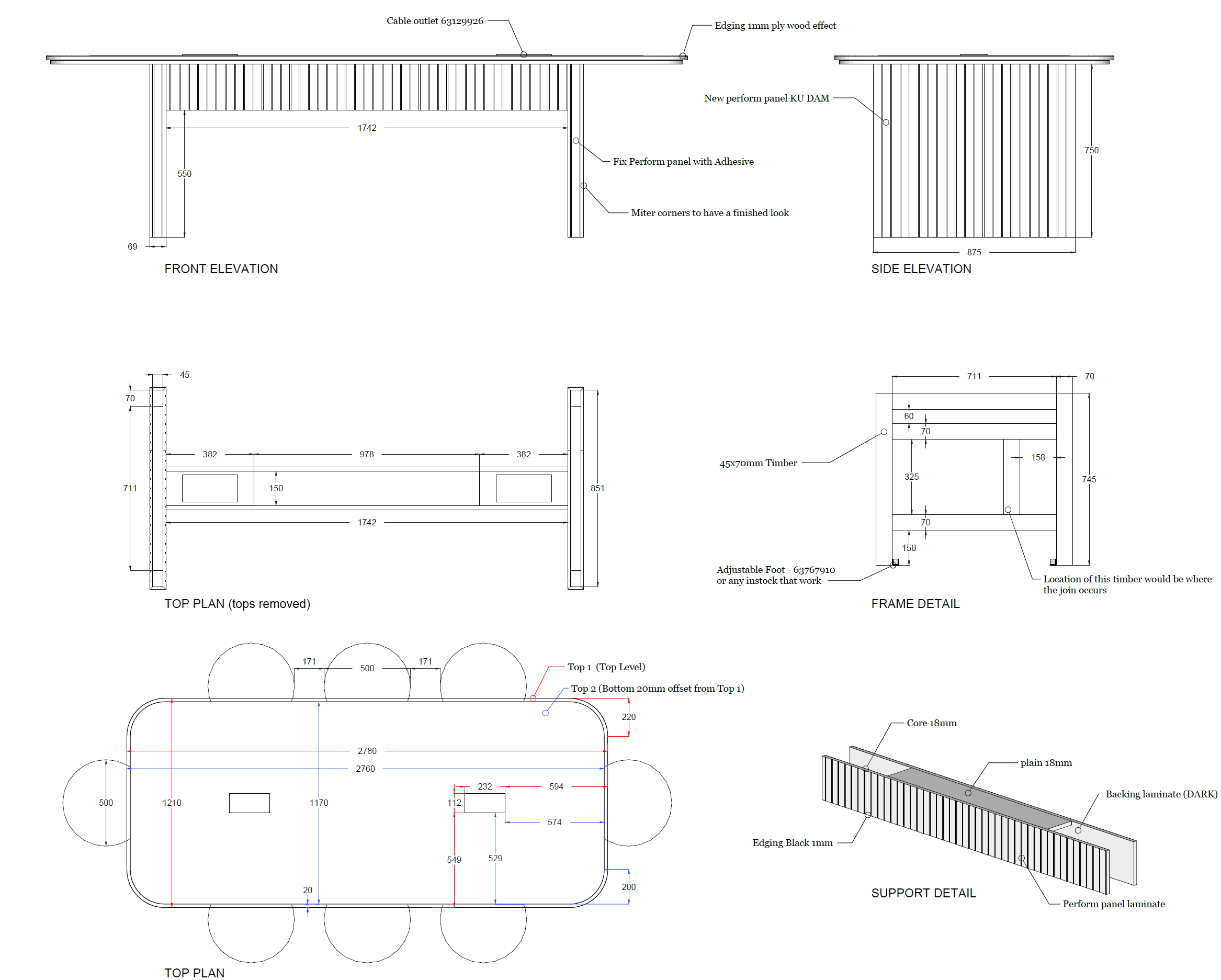 Technical Drawing Sheet