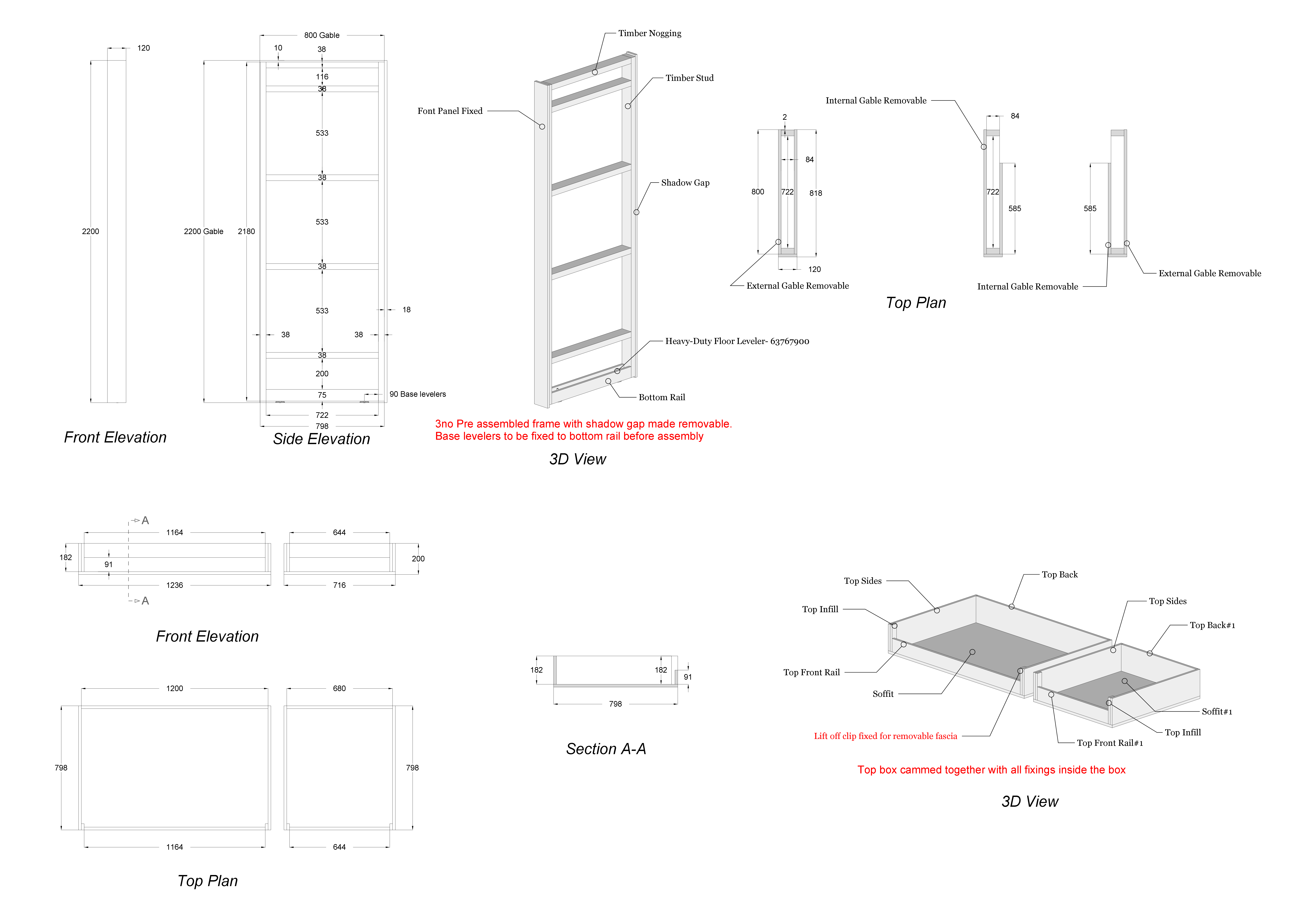 Food & Beverage Unit, Workshop Drawing Sheet 2