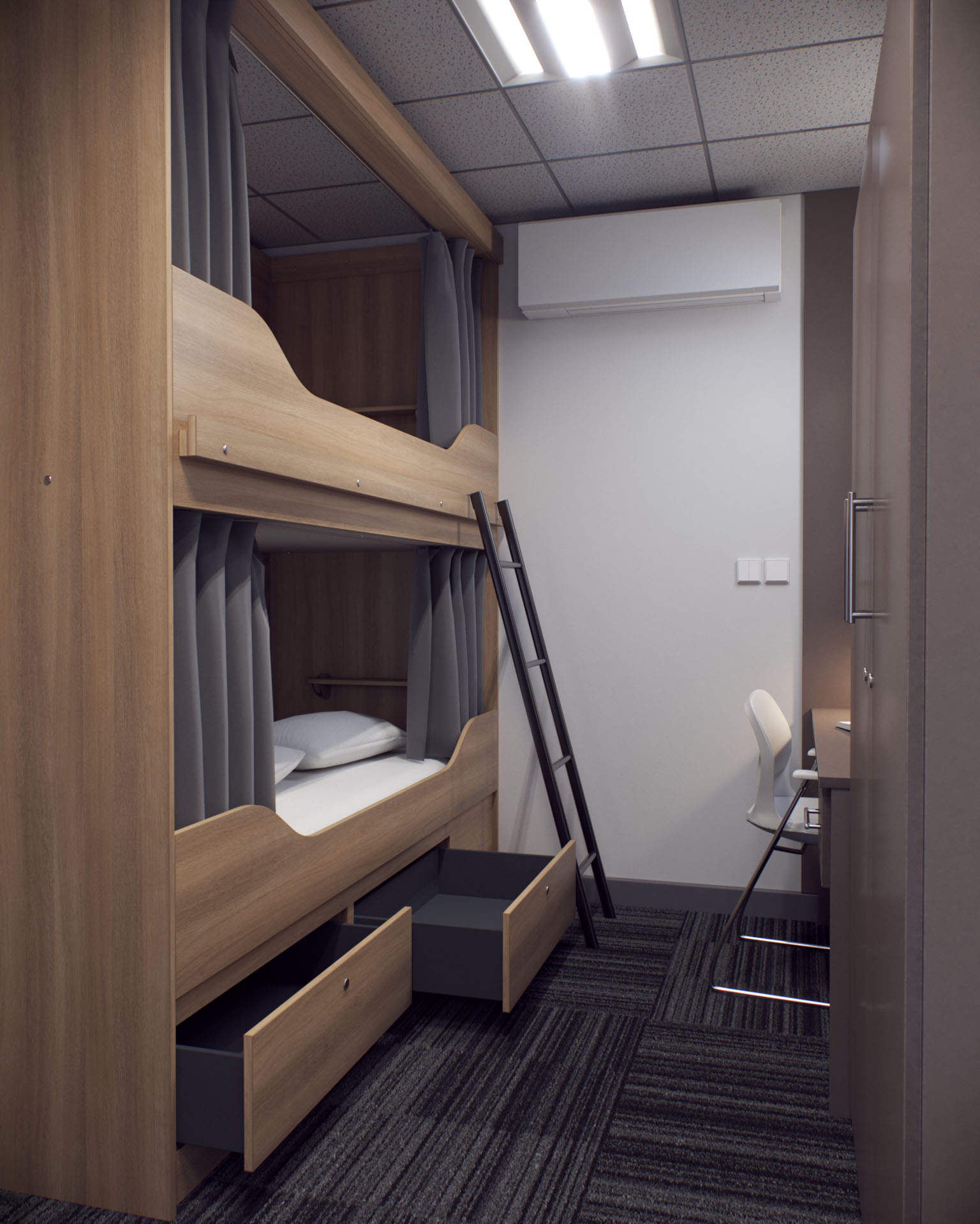 Offshore Cabin, Full Room View, Bunk Cabin