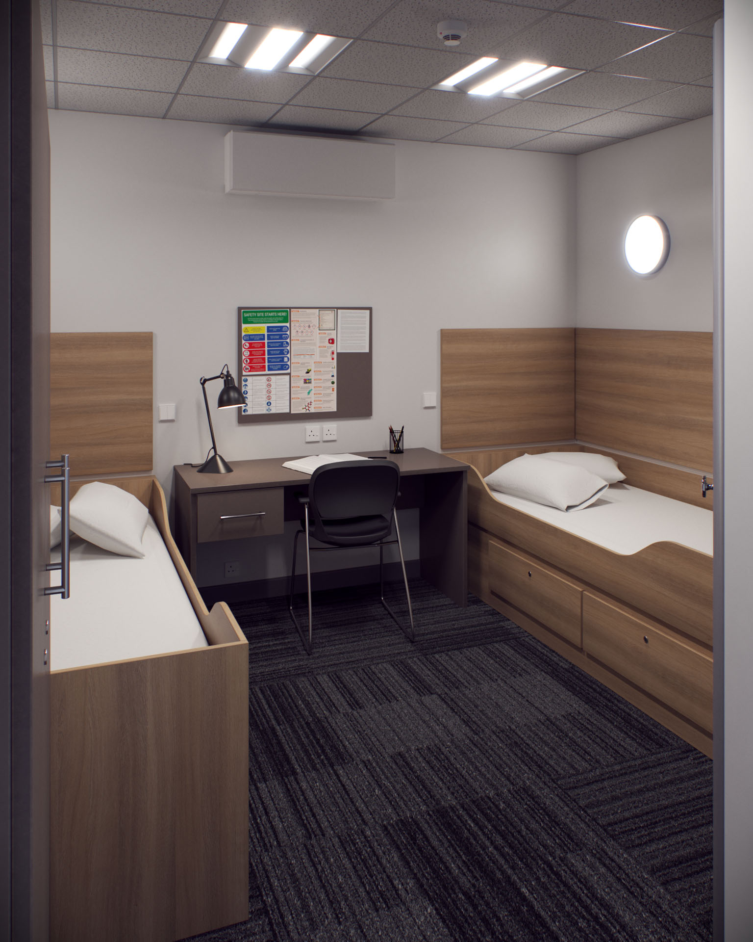 Offshore Cabin, Twin Bed Configuration, Overview