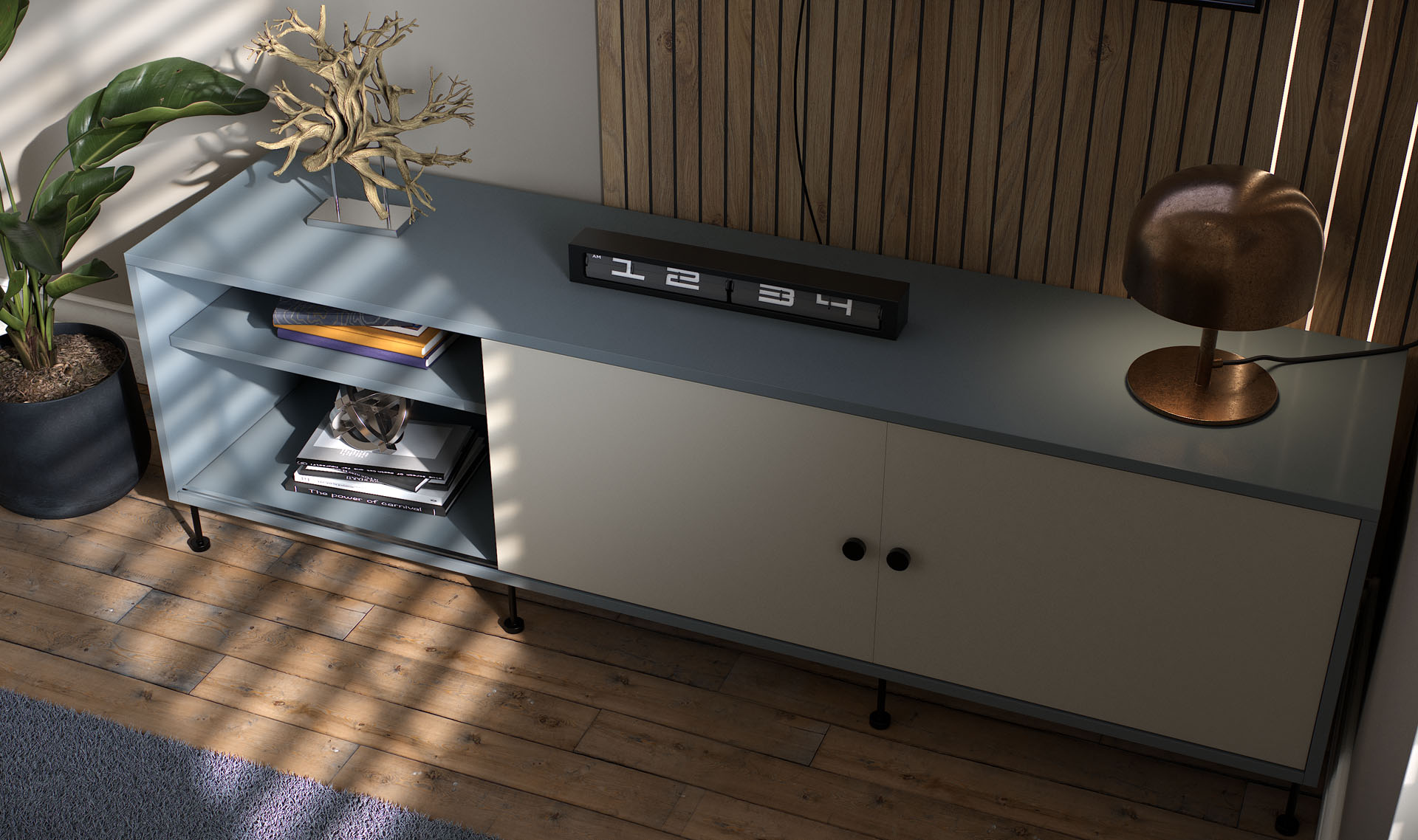 Media Console, Bird's-Eye View
