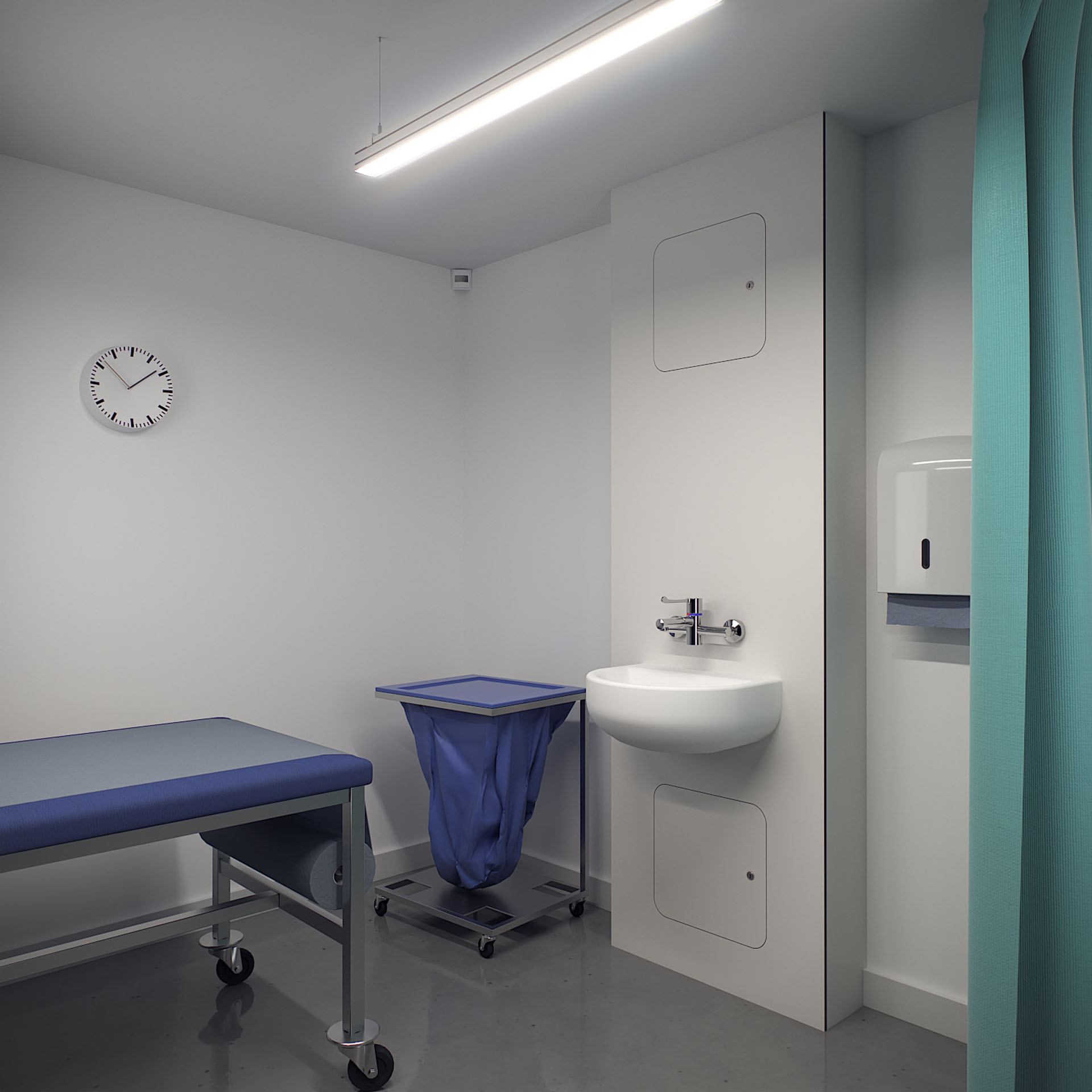 IPS Unit, White, Examination Room Scene