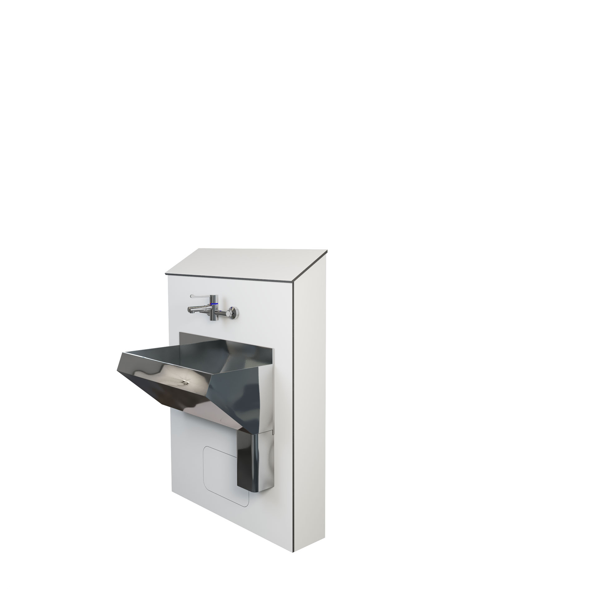 IPS Cabinet Unit, White, 800mm, Isolated Product